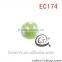 Top Quality Fashion round custom printed beads EC171(DIY)