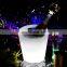 Factory price promotional plastic bar ice bucket with LED RGB light