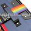 Fashion Travel Luggage Belt Packing Strap Rainbow Color With Coded Lock Baggage