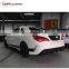 Диффузор W117, подходящий для CLA-class W117 2014 - 2016 годов, спорт-версии или CLA45, в стиле RZ, из углепластика, задний диффузор cla45