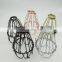 Decorative Pendant Light Fixtures Iron Bird Cage with Retro Edison/LED Bulb for Indoor Lamp Kits