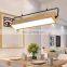 Nordic Art Adjustable LED Hanging Lamp Wooden Indoor Decorative Pendant Light