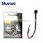 Mustad 13103 Large Barbed Hook Diamond Hook Tip Flat Big Fish Sea Angling Carbon Steel Hooks Ocean Fishing Special for big fish
