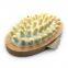 Natural Material Shower Brush Small Wooden Bath Brush Massage Bath Brush