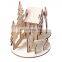 Christmas desktop ornaments Santa Claus snowman house 3D puzzle ornaments decoration