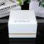 Top sell luxury wholesale custom white PU watch box packing inside velvet