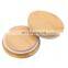 Reusable Bamboo Wood Mason Canning Lids Compatible with Wide Mouth Mason Jar Canning Jar Bamboo Glass Bottle Lids