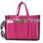 Fashion purse insert organizer cosmetic makeup case handbag organizer