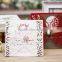 Latest Western Style Hollow Luxury White Laser Cut Wedding Invitations