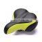 Black Color High Quality Vacuum Bike Saddle Comfortable Soft Bicycle Seat with Double spring