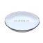 Chinese quality products cast iron enamel soup plate
