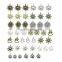 42pcs Charms Sun Cloud Antique Silver Color Mixed Pendants DIY Making Findings Tibetan Handmade Jewelry Findings