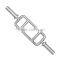 OLYMPIC TRICEPS CHROMED BAR