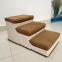 MEOW LOVE Foldable Pet Stairs Integrated Storage Easy Access Neat Organization Cats Staircase Space-Saving Dogs Steps