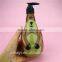 transparent christmas item plastic reindeer decorative bottles for shampoo/skin care/hand soap