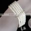 Fashion Pearl Charm Bead Bracelet Rhinestone Layers Bracelet Wholesale
