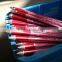 High quality red anodized aluminum pipe fitting (aluminum pipe end caps, aluminum pipe clamp)