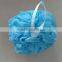 Printed logo Ribbon mesh sponge bath sponge cleaning sponge shower puff gift