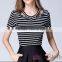 2016 Summer Fashion Lady Stripes Short Sleeve T-shirt 152