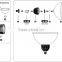 New Pentent Design Led Industrial Light 30w led high bay replacement Light MW Driver IP65