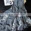 Newest Flower Embroidery Design Cotton Woman Fashion Vintage Scarf                        
                                                Quality Choice