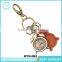 Vintage Bulk Watch Shape Keychain Lanyard Leather Wholesale Key Ring