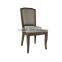 Vintage retro style furniture linen fabric Restaurant Dining Chair