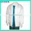 Dymex Disposable Non-woven Lab Coat with Snap Button,Elastic Wrists/Knitting Cuff