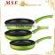 MSF-PA6244 20cm & 24cm & 30cm Fry pan set pressing aluminum non stick fry pan healthy for family