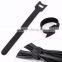 Black Adjustable ONE-WRAP Cable Ties Wire Cord Straps Reusable Hook Loop