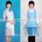 food grade disposable PE apron with paper head card with food grade