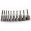 10pcs Metric 6mm-19mm Magnetic Nut Driver Set Socket Adapter Hex Drill Bit Electric Screwdriver Socket Nut Setters Driver Bits