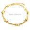 Stainless Steel Gold Plated Multilayer Chain Link Rosary Bangle Women and Men's Trendy Bracelet Best Gifts for Christians