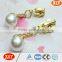 2015 custom fancy design gold metal zipper pull
