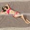 Softextile large cheap custom printed custom picnic blanket