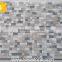 glass mosaic mixed with marble stone mosaic