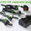 18650 charger 4.2v 1000mA EU US AU UK plug charger for 18650 rechargeable battery 3.7V