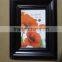 wholesale classical black personalized PS plastic photo picture frame standing and hanging
