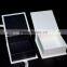 Luxury black and white striped gift box thick rectangle