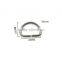 Wholesale Custom size small stainless steel d ring d shape rings for strap