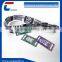 China supplier Promotion high secure custom fabric wristband