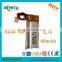 Smallest 3.7V 60mah lipo battery 301030 for bluetooth device