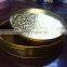 Oval and Square biscuit tin box golden & silver color