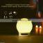 LED lamp wireless bluetooth 4.0 speaker stereo subwoofer with Alarm TF aux