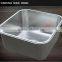 1.8M Square double bowls stainless steel commercial kitchen laundry cabinet for hotel restaurant