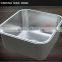 Free standing double bowls commercial kitchen cabinet with sink with backsplash under shelf drainboard alibaba factory