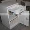 steel bedside cabinet for hospital with steel drawer and shelf