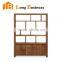 LB-AL5098 Antique style solid wood wall book shelf