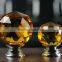 Amber Crystal Faceted Ball Glass Furniture Handle For Drawer Knob Decoration