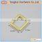 High quality Zinc alloy metal square ring for bag or coats